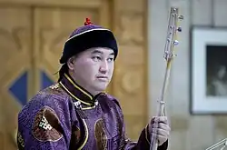 Быртаан-оол Айдын - солист коллектива "Чиргилчин", 2018 год.