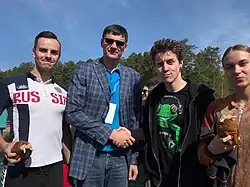 Александр Попов на Кубке России по зимнему плаванию. Фото сделано 6 мая 2023 года в городе Миасс.