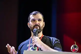 на форуме «Учёные против мифов-8», 2018