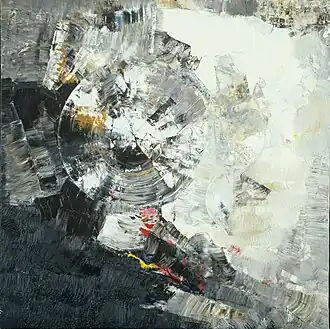 «Колесо судьбы», 2000 – 2002 год. Холст / масло, 130 х 130 см.