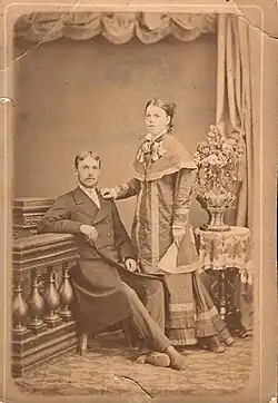 Алексей Егорович и Мария Егоровна Новосёловы. Дмитров. 1881 год