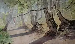 Платановая аллея. 1914