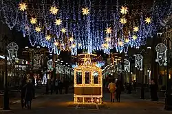 Арт-объект в виде трамвая на Большой Покровской