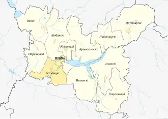 Осиповичский сельсовет на карте