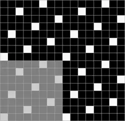 Атласное переплетение 8/3