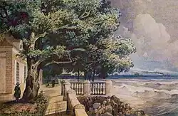 Терраса Монплезира в Петергофе.