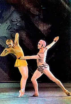 Бабаева в роли девушки («Шур» Фикрета Амирова)