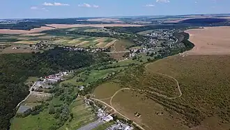 Вид на село с воздуха