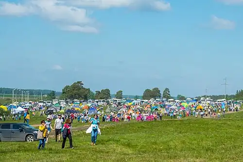 Палаточный лагерь Бажовского фестиваля