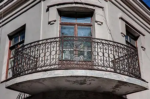 Балкон дома № 10 (Прогонная улица, дом № 12)