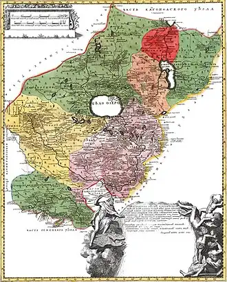 Белозерская провинция на карте