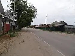 Трасса Р226 проходящая через село