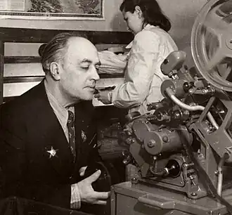 в монтажной, Кишинёв, 1952