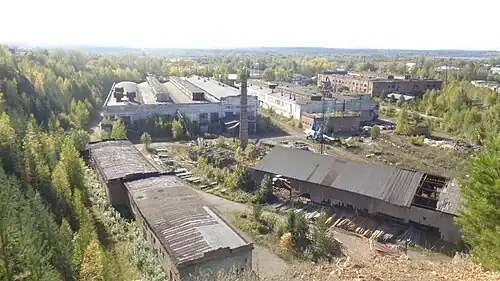 Сохранившиеся постройки в Карпинске (2023 год)