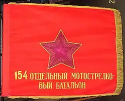 Боевое Знамя. 154-й отдельный мотострелковый батальон