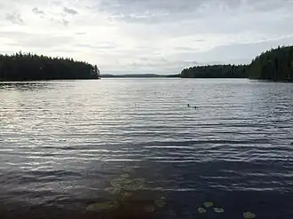 Вид с северо-западного берега