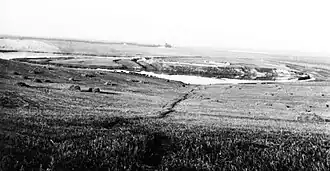 Руины города во время раскопок М. К. Каргера