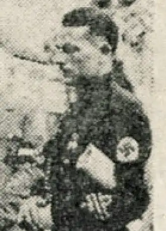 Тэдли в 1938 г. в партийной униформе