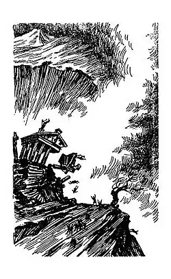 Гибель Атлантиды. Иллюстрация Саввы Бродского 1957 года