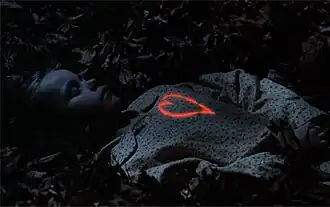 По финансовым причинам от изначальной идеи синего лазера в вещих снах Малдера пришлось отказаться в пользу красного