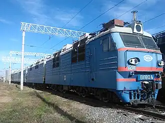 ВЛ80ССВ−2111 Перед разделкой в сервисном локомотивном депо Петров Вал ПривЖД