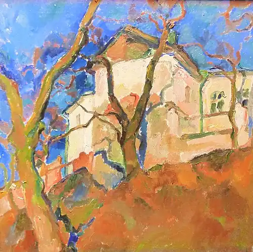 «Пейзаж», 1910 г., х. м., Екатеринбургский музей изобразительных искусств.