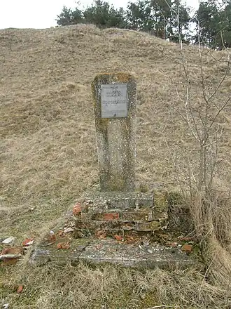 Памятник на месте скифского и славянского городища у Васильевки