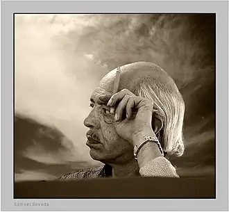 Вегин на презентации нового сборника в 2002 году