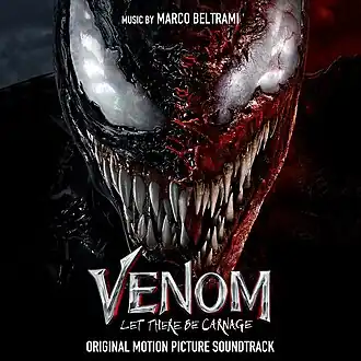 Обложка альбома Марко Белтрами «Venom: Let There Be Carnage(Original Motion Picture Soundtrack)» (2021)