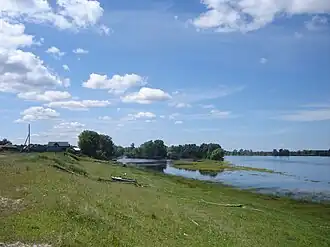 Деревня Верхнесидорово. Берег Тавды