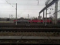 станция Сальск, вид на грузовой парк "А"