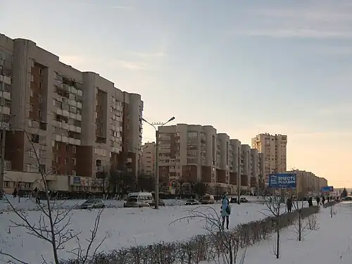 Вид на юго-запад(дома № 21 и 23)