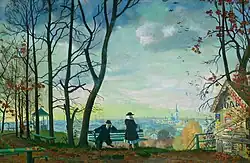 Б. Кустодиев. Вид с Воробьёвых гор