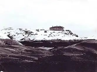 Вид на остров с залива (1974 год)