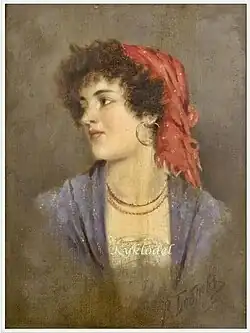 Портрет цыганской красавицы