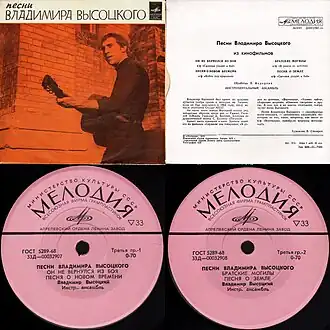 Обложка песни Владимир Высоцкий «Он не вернулся из боя»