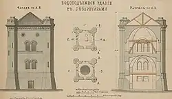 Чертёж водонапорной башни