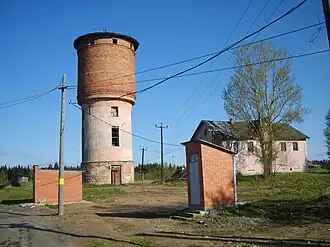 Водонапорная башня на станции Токари