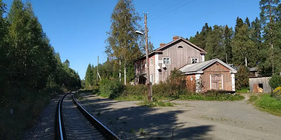 Бывшая станция Харлу, 5 сентября 2021 года