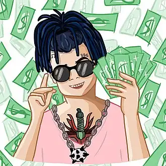 Обложка сингла Моргенштерна «Вот так» (2018)