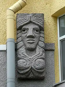Маскарон на доме Пиетинена