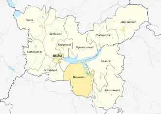 Вязынский сельсовет на карте