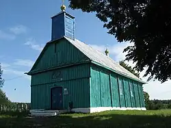 Свято-Вознесенская церковь  (XIX в.) в д. Большая Медвядка (Мирский сельсовет)