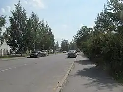 Гаражный проезд со стороны проспекта Девятого Января