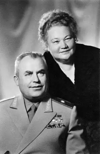 А. Д. Гельман и ее муж Б. Г. Музруков