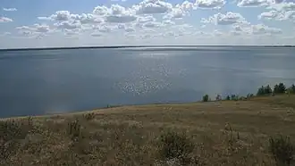 Водохранилище в июле 2011 года