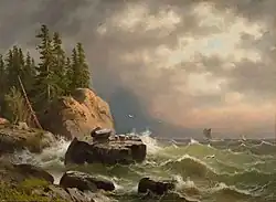 Скалы на Валааме.