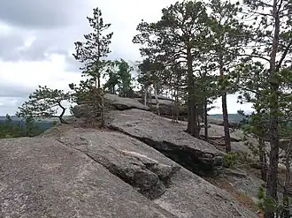 Скалы на горе Голухе