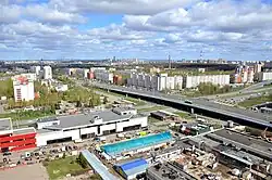 Перекрёсток улицы Рихарда Зорге и проспекта Победы (май 2017)