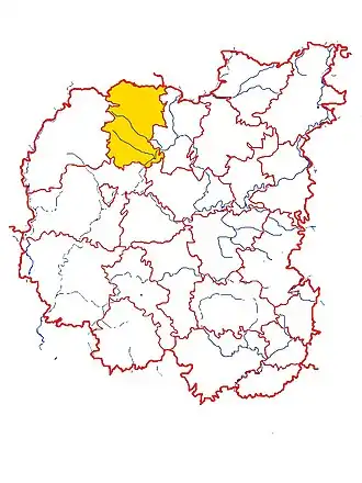 Городнянский район на карте